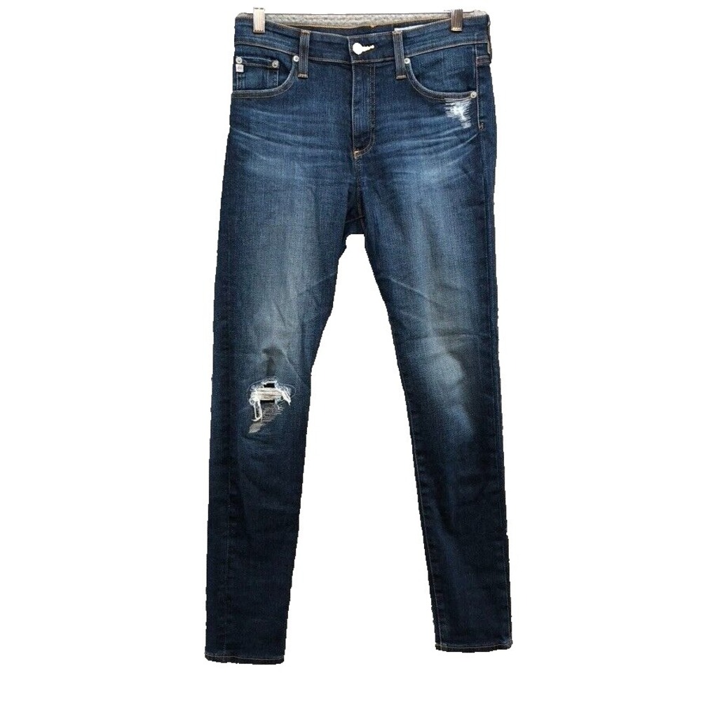 AG Adriano Goldschmied The Farrah‎ Skinny Ankle Jeans Womens 27 4 Distressed